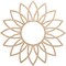 Ekena Millwork Daisy Wood Fretwork Pierced Ceiling Medallion, Alder, 28"OD x 9 3/4"ID x 3/8"T CMWP28X28X0375DAAL - alternate 1